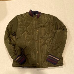 Art class boys olive bomber